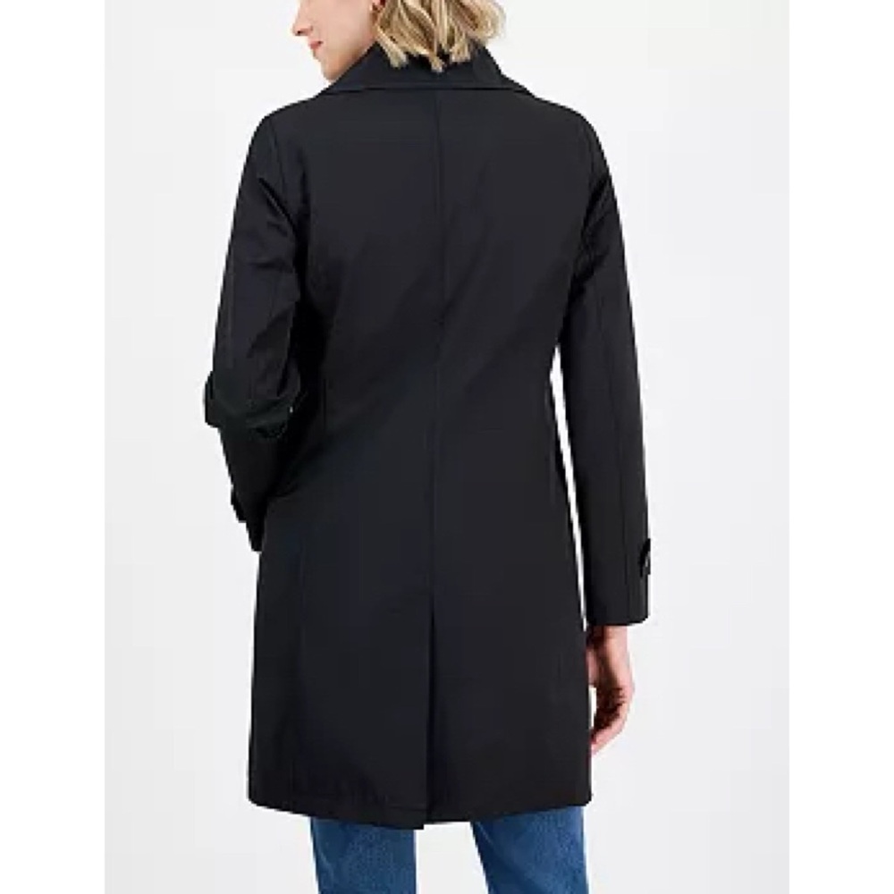 Michael Kors Button Trench Coat - Picture 2 of 6